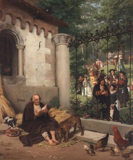 Eduard von Gebhardt Lazarus and the Rich Man